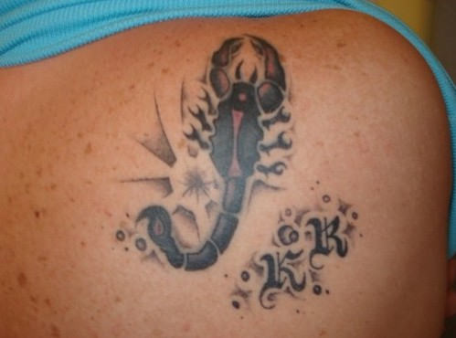 Scorpion Tattoo on Back