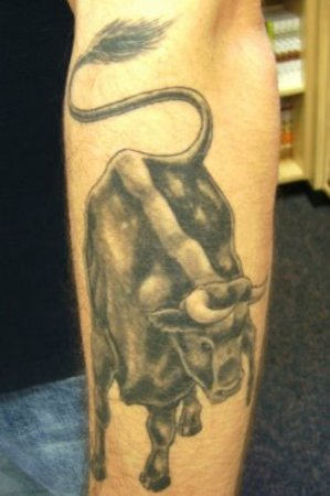 Bull Tattoo Image