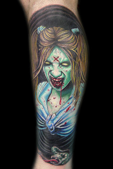 Scary Zombie Girl