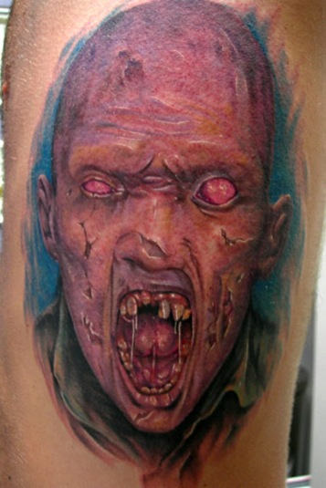 Spooky Zombie Tattoo