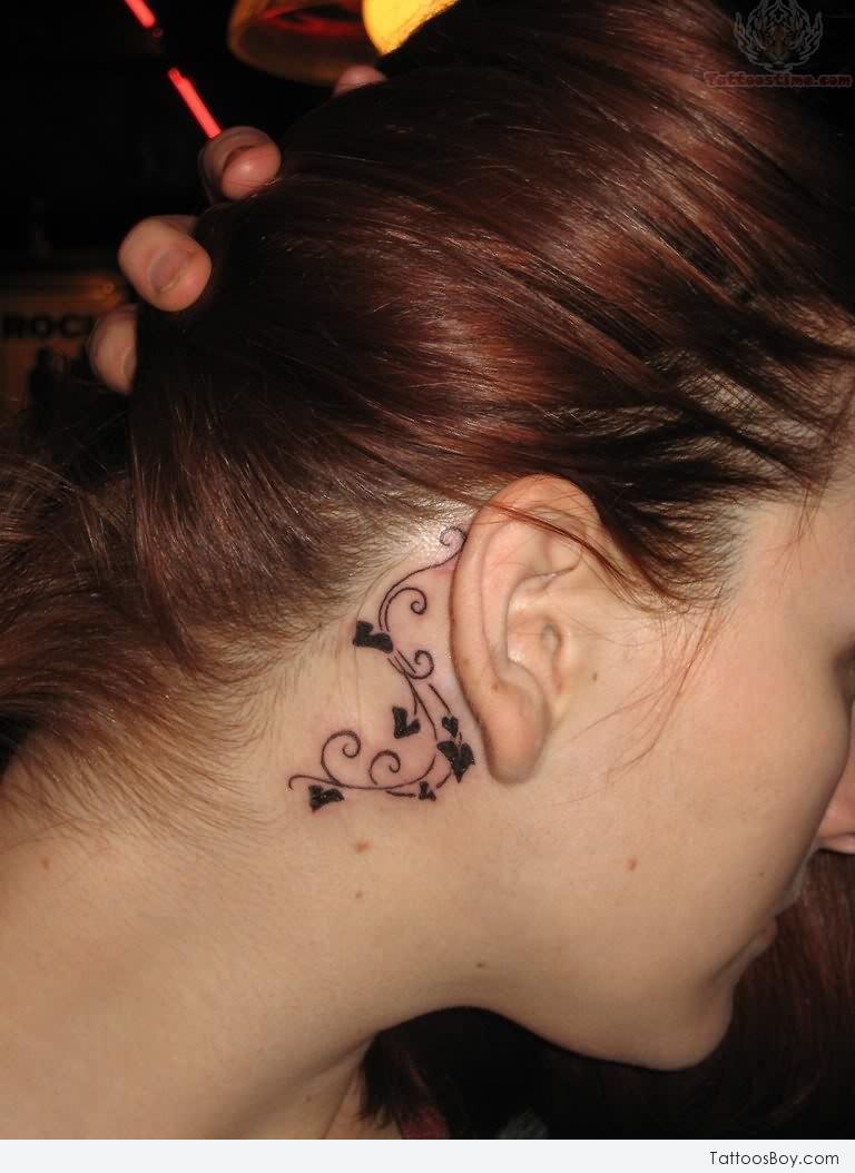 Behind Ear Tattoos | Tattoo Designs, Tattoo Pictures | Page 6