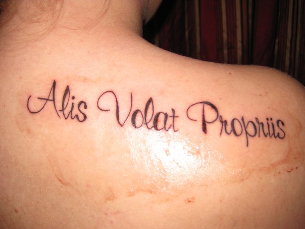 Alis Volat Propriis