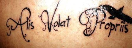 Alis Volat Propriis