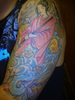 Geisha half sleeve