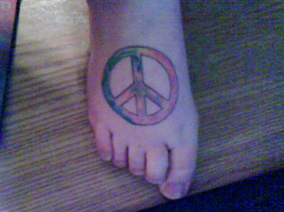 Peace Sign Tie-Dye