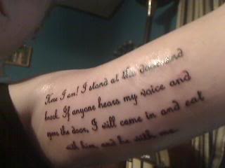 bible verse tattoo