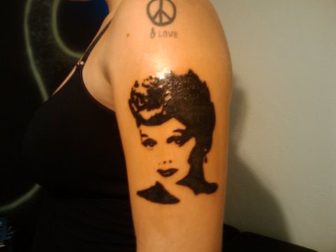 Lucille Ball tattoo