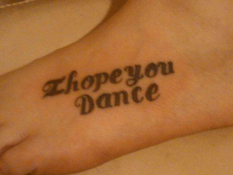 i hope you dance