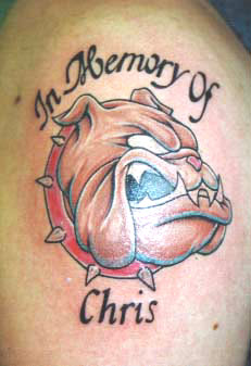 Dog tattoo 1
