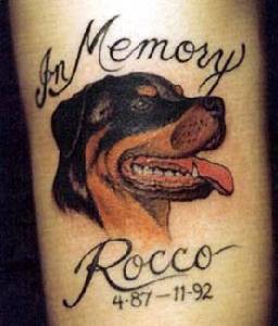 Dog tattoo 8
