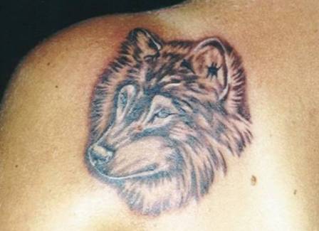 Wolf Tattoo 1