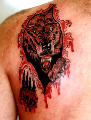Wolf Tattoo 4