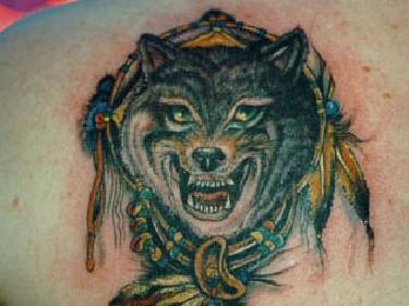 Wolf Tattoo 6
