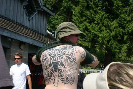 back-tattoos-3 Irish filigree - The Book Of Kells Tattoo