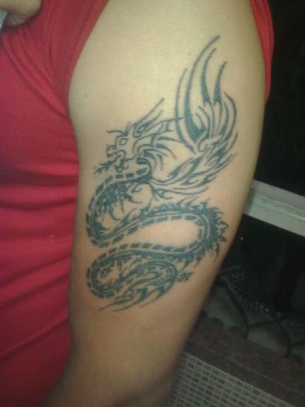 dragon-on-arm-tattoo