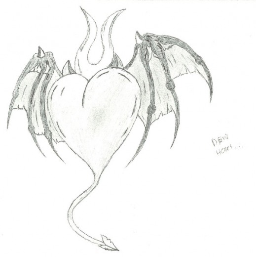 Devil Heart | Tattoo Designs, Tattoo Pictures