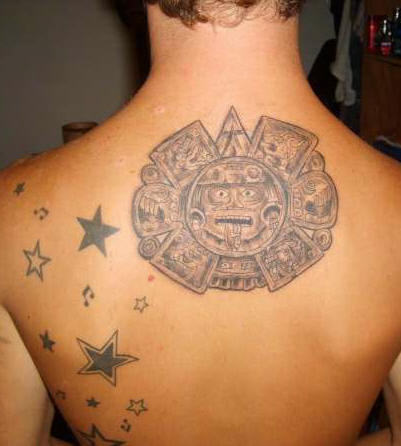 Aztec Tattoo Designs For Back