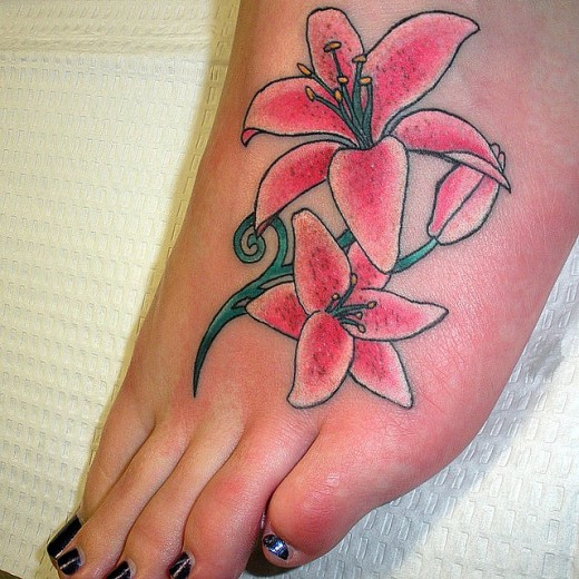 Beautiful Flower Tattoo