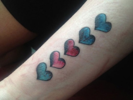 Hearts Tattoo