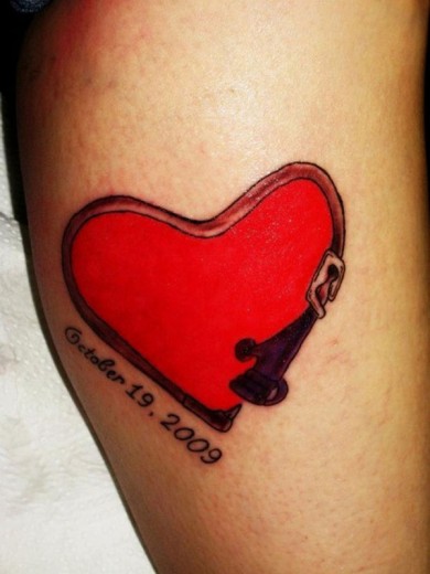 Red Heart Tattoo