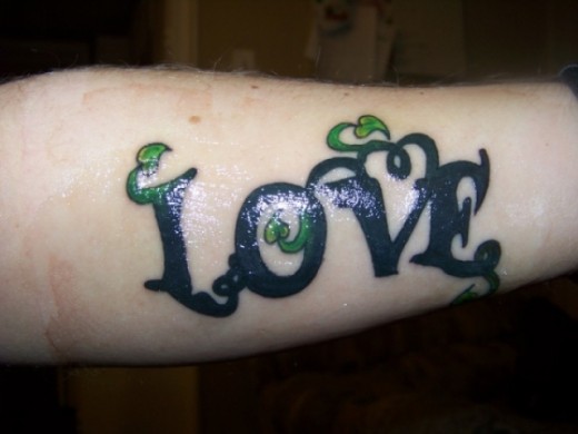 Black Love Tattoo