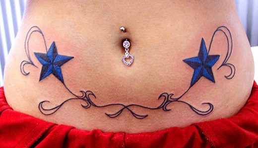 Blue Stars Tattoo