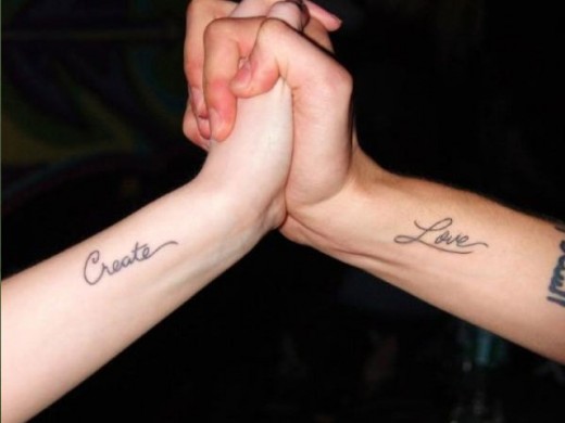 Create Love Tattoo On Arms