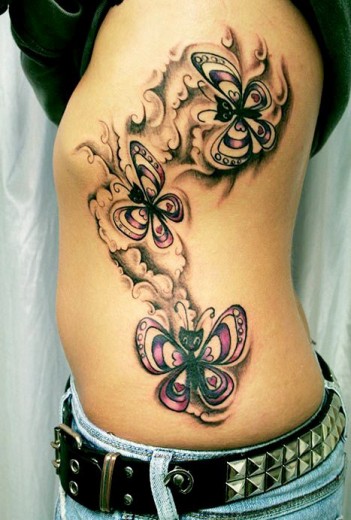 Cute Butterflies Tattoo