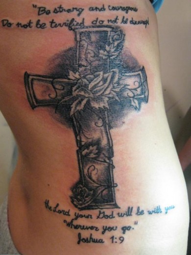 Dark Cross Tattoo