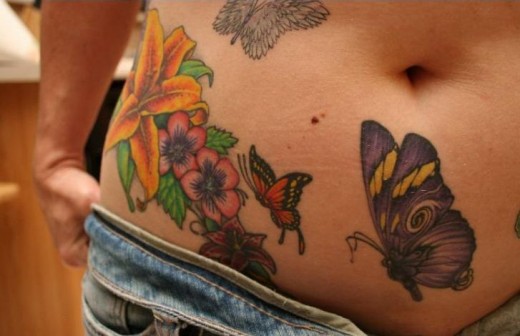 Lovely Flowers Tattoo