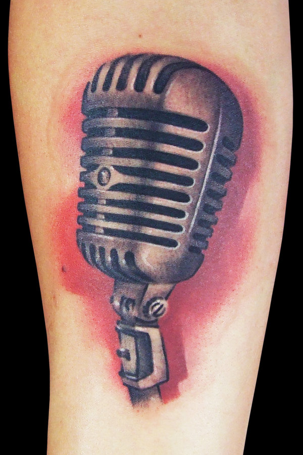 Mic Tattoo | Tattoo Designs, Tattoo Pictures