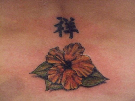 Hibicus Flower Tattoo