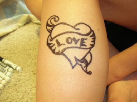 2. Love is Love Tattoo - wide 2