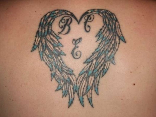 Wings Heart Tattoo