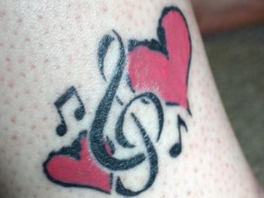 Music Love Tattoo