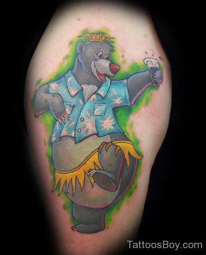 Circus Bear Tattoo