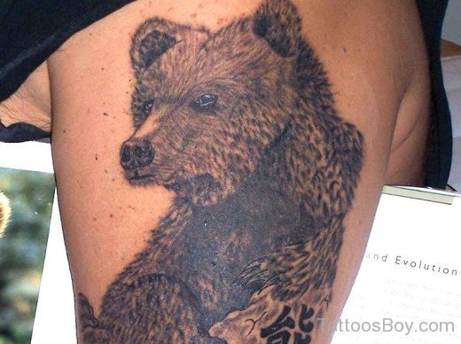 Shoulder Bear Tattoo