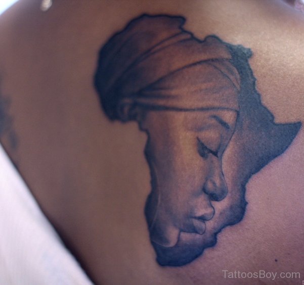 African Queen Tattoo Design