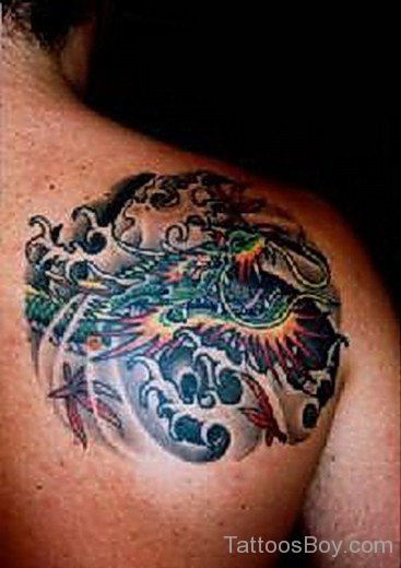 Amazing  Asian Tattoo On Back