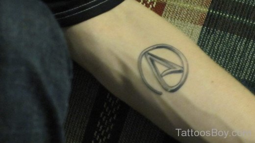 Atheist Tattoo On Arms