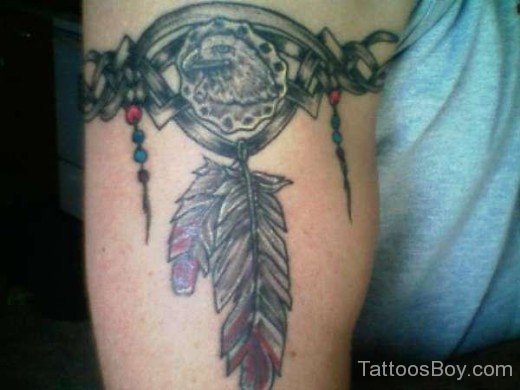 Awesome Eagle Tattoo On Armband 