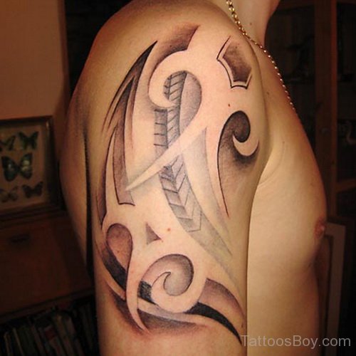 Awesome Tattoo Design On Shoulder