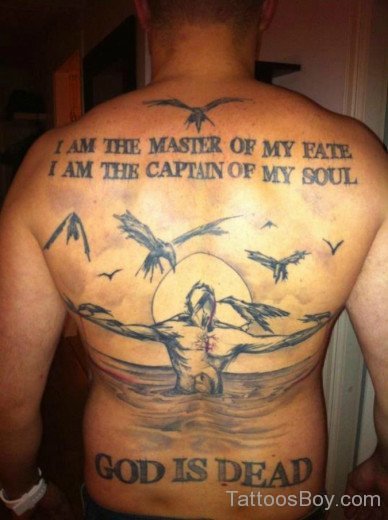Best Art Tattoo Design On Back