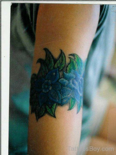 Best Flower Armband Tattoo Design
