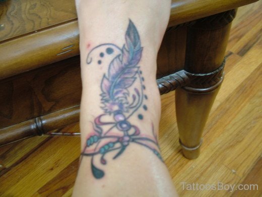 Awesome Bracelet  Tattoo On Ankle 