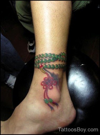 Cool Ankle Tattoo Design