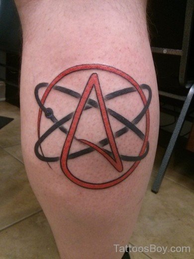 Cool Atheist Tattoo Design