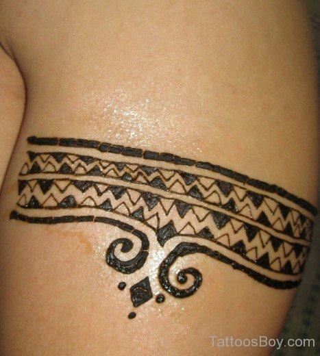 Cute Drawing Armband Tattoo Design