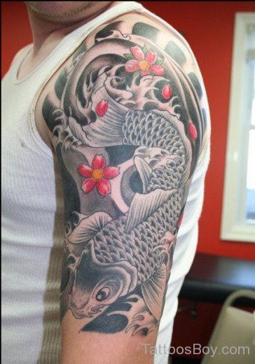 Fabulous Dragon Tattoo  On Shoulder