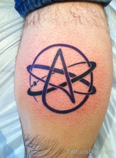 Fine Atheist Tattoo Design